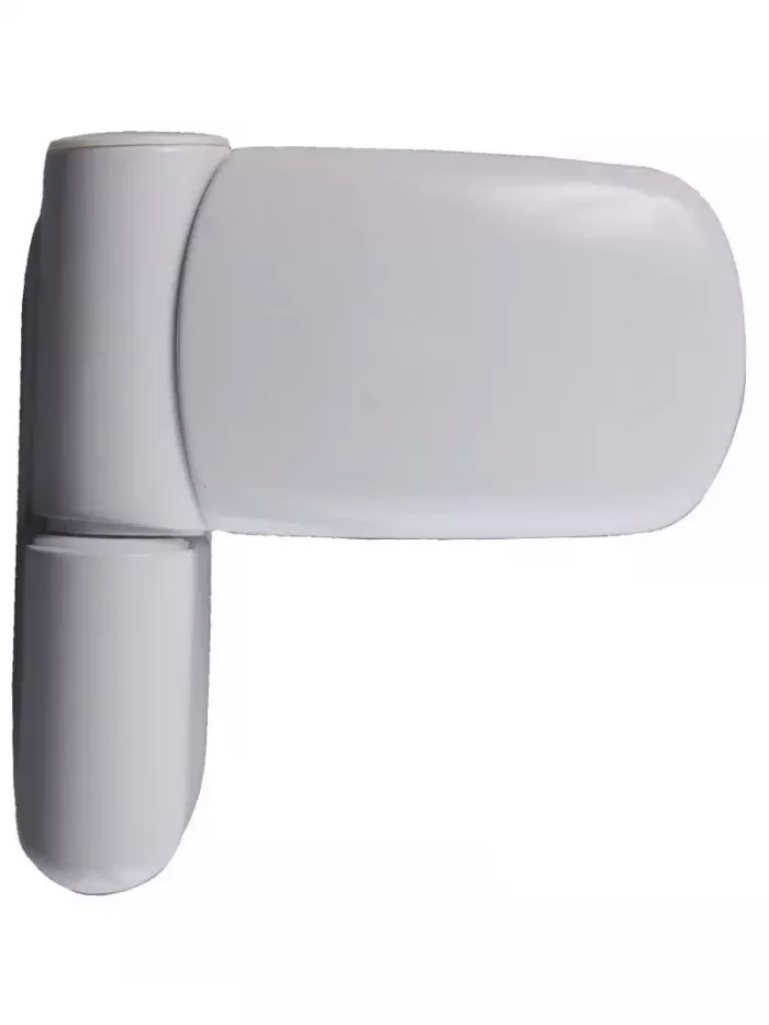 Avocet WMS Mini Triad MT3D uPVC Flag Door Hinge in White or Brown