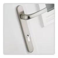 Spring Loaded uPVC Door Handles 123mm Screw Fix Six Colors - Image 3