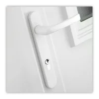 Spring Loaded uPVC Door Handles 123mm Screw Fix Six Colors - Image 9
