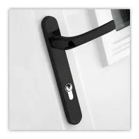 Spring Loaded uPVC Door Handles 123mm Screw Fix Six Colors - Image 4