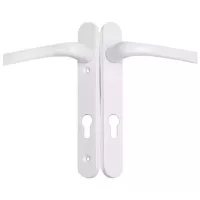 Spring Loaded uPVC Door Handles 123mm Screw Fix Six Colors