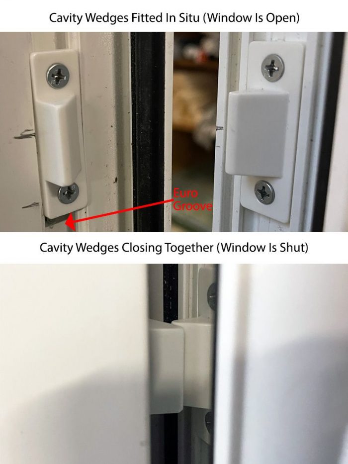 uPVC Window Sash Cavity Closing Wedge Draught Sealing 5 X Pairs - Image 2