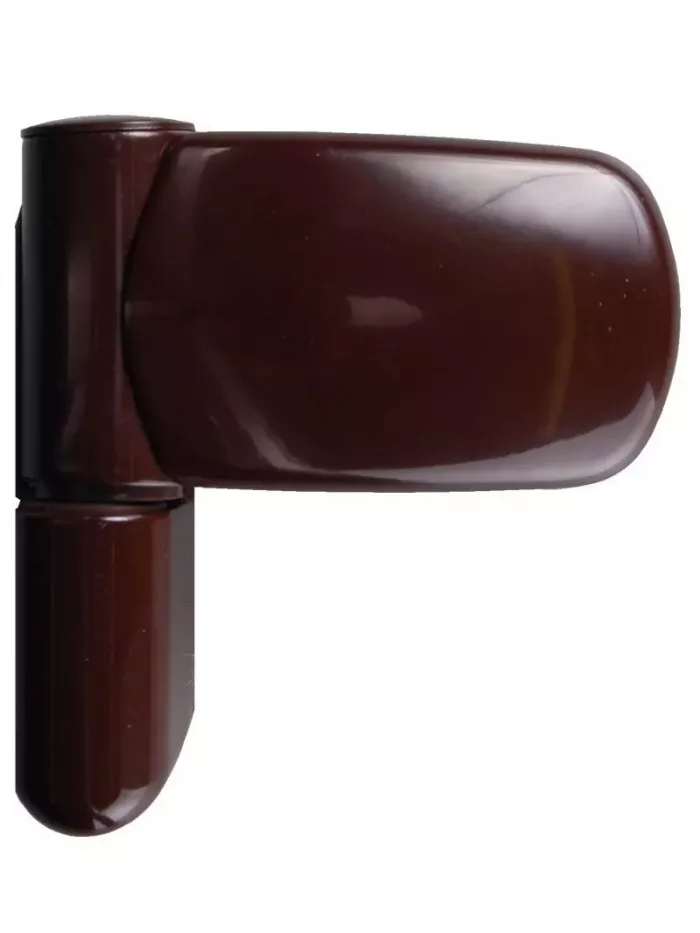 Avocet WMS Mini Triad MT3D uPVC Flag Door Hinge in White or Brown - Image 3