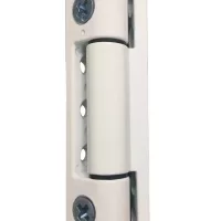 Paddock WEL Mila Butt uPVC Door Hinge White Flat Plate