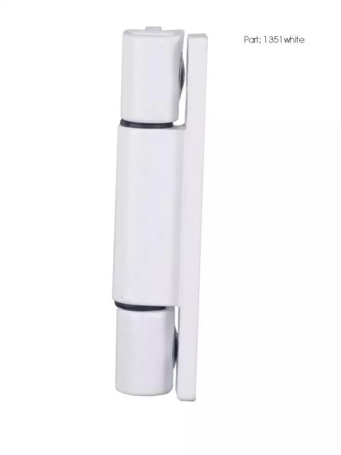 Paddock WEL Mila Butt uPVC Door Hinge White Flat Plate - Image 3