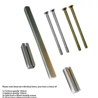 uPVC Door Handle Spindles, Screws, Sleeve Shims Repair Parts - Image 6