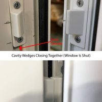 White Upvc Window Sash Cavity Closing Wedge Draught Sealing 5 X Pairs - Image 2