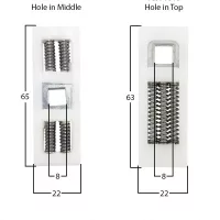 uPVC Door Handle Spring Cassettes Floppy Unsprung Door Handles