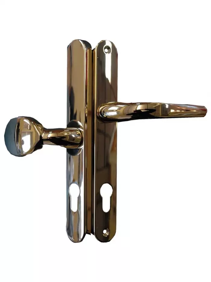 Vita Lever Pad Offset Door Handle 92 and 62mm PZ with 215mm Screw Fix - Image 6