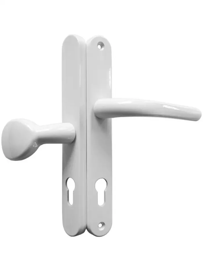 Vita Lever Pad Offset Door Handle 92 and 62mm PZ with 215mm Screw Fix