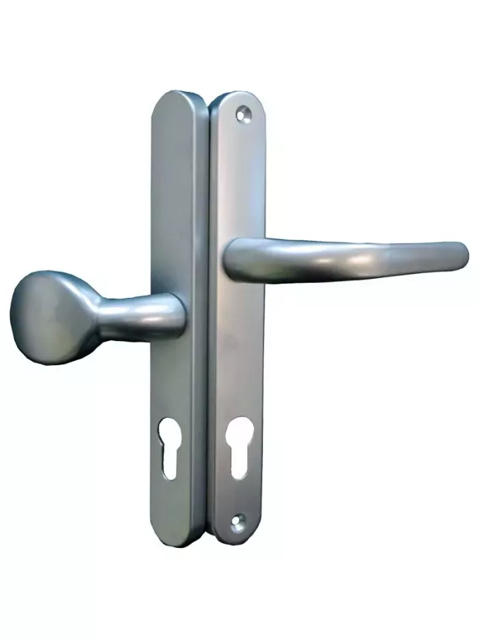 Vita Lever Pad Offset Door Handle 92 and 62mm PZ with 215mm Screw Fix - Image 4